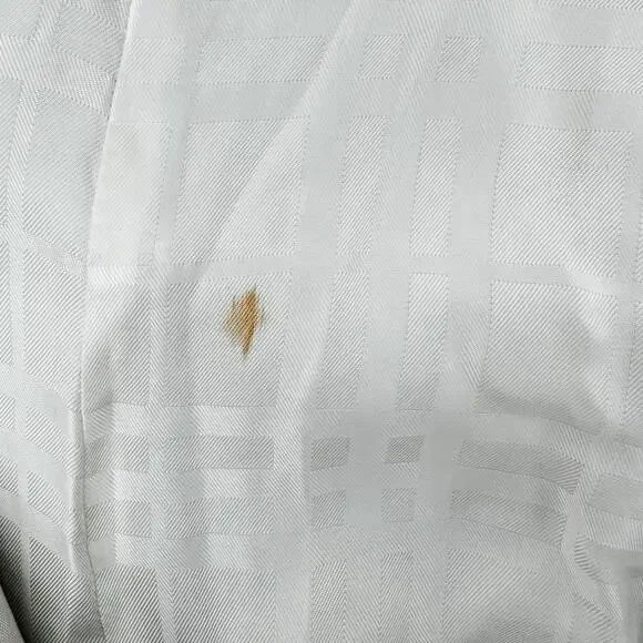 Burberry Trench Chelsea Kensington Short Belt Jacket Coat Grey Rain White 14R LW - Picture 7 of 16